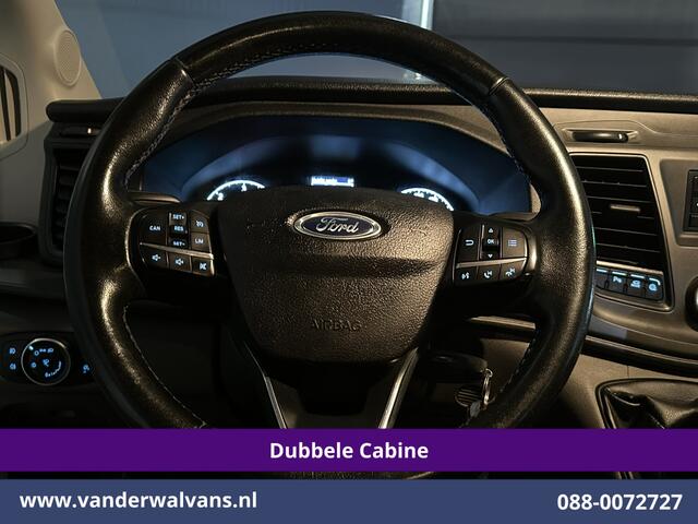 Ford TRANSIT 2.0 TDCI 131pk L3H2 Dubbele Cabine Euro6 Airco | 7-Zits | Imperiaal | 2500kg Trekhaak | Cruisecontrol Verwarmde voorruit, Parkeersensoren
