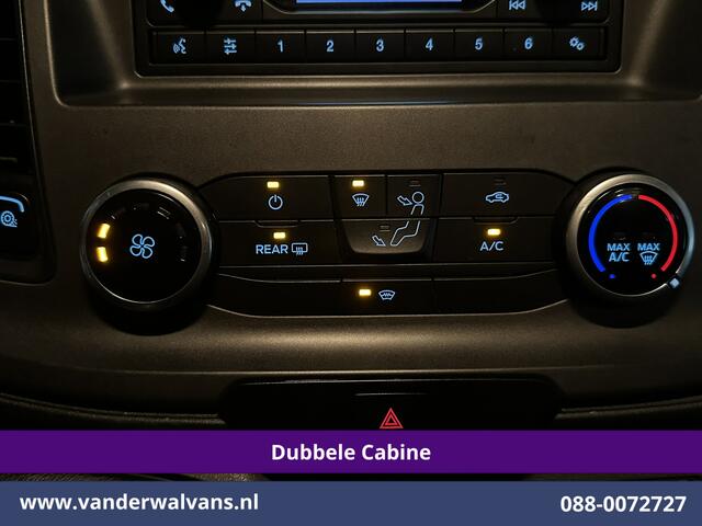 Ford TRANSIT 2.0 TDCI 131pk L3H2 Dubbele Cabine Euro6 Airco | 7-Zits | Imperiaal | 2500kg Trekhaak | Cruisecontrol Verwarmde voorruit, Parkeersensoren
