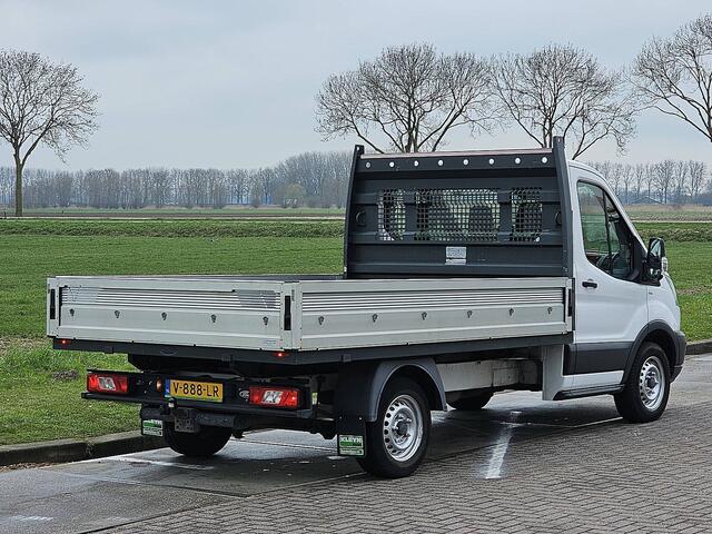 Ford TRANSIT 310 2.0 TDCI L3 Open-Laadbak NAP Airco Oh-historie 1e Eigenaar 3-Zits Trekhaak!