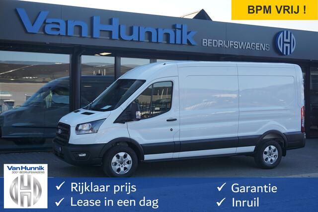 Ford TRANSIT 350L 130PK AUT L3H2 BPM VRIJ!! Sync4 Navi, 360 Camera, LM Velg, Trekhaak!! NR. A123