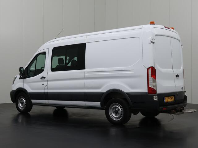 Ford TRANSIT 2.0TDCI 130PK L3H2 Dubbele Cabine | 6-Persoons | Airco | Cruise | Trekhaak 2800Kg