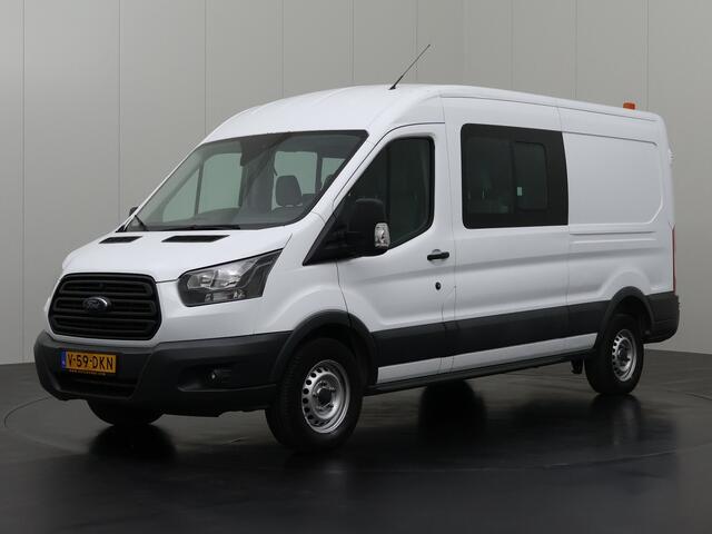 Ford TRANSIT 2.0TDCI 130PK L3H2 Dubbele Cabine | 6-Persoons | Airco | Cruise | Trekhaak 2800Kg