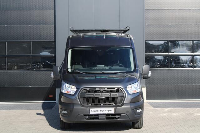 Ford TRANSIT 350 2.0 TDCI L3H2 DC 6Zits Trend 130pk - Trekhaak - Impriaal - Cruise - Raptor Grill - Rijklaar