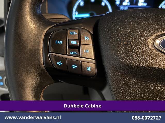Ford TRANSIT 2.0 TDCI 170pk L4H3 Dubbele Cabine Euro6 Airco | 6-zits | Camera | LED | Apple Carplay Cruisecontrol, Android Auto, Stoelverwarming, Verwarmde Voorruit, Parkeersensoren, Bijrijdersbank