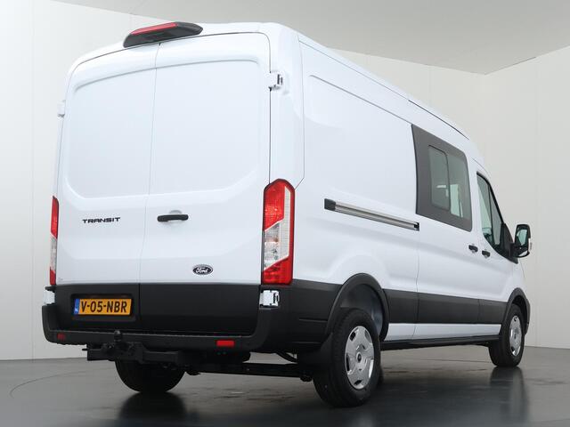Ford TRANSIT 350 | 2.0 TDCI | L3 H2 | DUBBEL CABINE | TREND | TREKHAAK 2800 KG AHW | CLIMATE CONTROL | PARKEERSENSOREN V+A | CRUISE CONTROL | BIJRIJDERSBANK | LAADRUIMTE PAKKET | APPLE CARPLAY / ANDROID AUTO | STOEVERWARMING | CAMERA