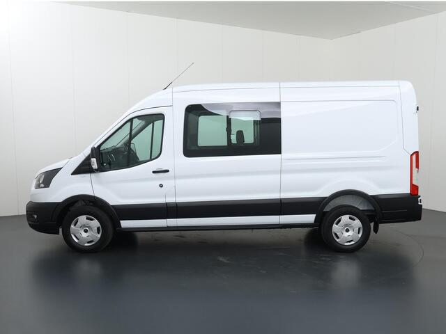 Ford TRANSIT 350 | 2.0 TDCI | L3 H2 | DUBBEL CABINE | TREND | TREKHAAK 2800 KG AHW | CLIMATE CONTROL | PARKEERSENSOREN V+A | CRUISE CONTROL | BIJRIJDERSBANK | LAADRUIMTE PAKKET | APPLE CARPLAY / ANDROID AUTO | STOEVERWARMING | CAMERA