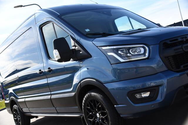 Ford TRANSIT 350 2.0 TDCI L3H2 Limited PB Edition Camera, Cruise, Carplay, 2 x schuifdeur, 185pk, Automaat, Xenon, Multimedia, Trekhaak, Uniek!