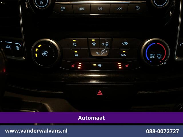 Ford TRANSIT 2.0 TDCI 185pk Automaat L3H2 Euro6 Airco | Xenon | Camera | Navigatie | Apple Carplay | Cruisecontrol | LED Android Auto, Verwarmde voorruit, Stoelverwarming, LM velgen, Elektrisch verstelbare bestuurdersstoel, Parkeersensoren, Bijrijdersbank