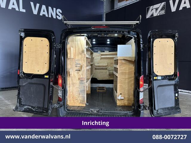 Ford TRANSIT 2.0 TDCI 130pk L2H2 inrichting Euro6 Airco | Camera | Imperiaal | Sidebars | Trekhaak 2540kg Cruisecontrol, Verwarmde Voorruit, Trap, Parkeersensoren, Bijrijdersbank