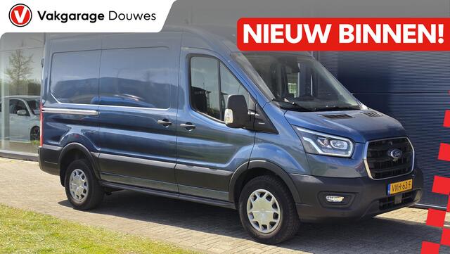 Ford TRANSIT 350 2.0 TDCI L2H2 Trend | NAP | Automaat | 1e eigenaar | 3zits | Bi-Xenon | Carplay | Camera | 360° sensoren | Dubbele schuifdeur! | Blind spot