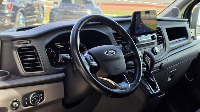 Ford TRANSIT 350 2.0 TDCI L2H2 Trend | NAP | Automaat | 1e eigenaar | 3zits | Bi-Xenon | Carplay | Camera | 360° sensoren | Dubbele schuifdeur! | Blind spot