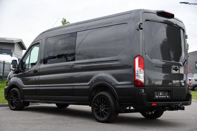 Ford TRANSIT 350 2.0 TDCI L3H2 DC PB Edition Facelift! Virtual, 360 Camera, Adaptieve Cruise, Carplay, Xenon, 165pk, Automaat, Trekhaak, Stuurverwarming, Stoelverwarming, Uniek!