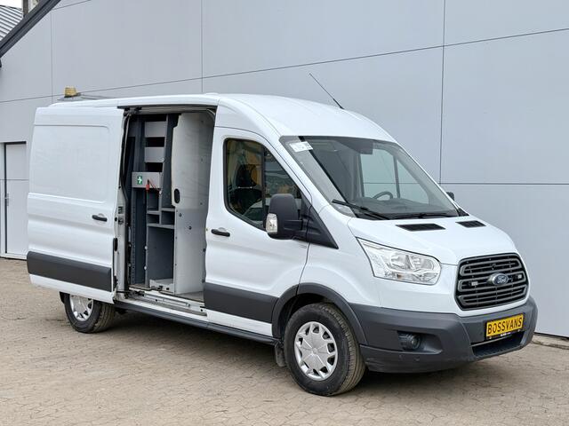 Ford TRANSIT 2.0 TDCI L2H2 Airco Cruise Control Parkeersensoren Stoelverwarming Zwaailampen Kastwand Inbouw