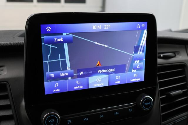 Ford TRANSIT 350 2.0 TDCI L3H2 Trend Leer, 3-Zits, Camera, Cruise, Apple Carplay, Rijstrooksensor, PDC, DAB