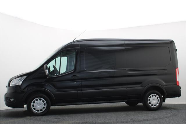 Ford TRANSIT 350 2.0 TDCI L3H2 Trend Leer, 3-Zits, Camera, Cruise, Apple Carplay, Rijstrooksensor, PDC, DAB