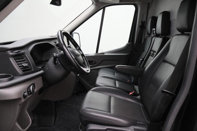 Ford TRANSIT 350 2.0 TDCI L3H2 Trend Leer, 3-Zits, Camera, Cruise, Apple Carplay, Rijstrooksensor, PDC, DAB