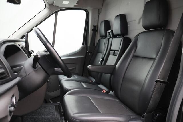 Ford TRANSIT 350 2.0 TDCI L3H2 Trend Leer, 3-Zits, Camera, Cruise, Apple Carplay, Rijstrooksensor, PDC, DAB