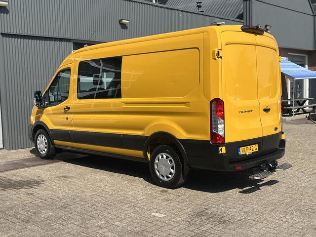 Ford TRANSIT 350 2.0 TDCI L3H2 DC RWD Airco Cruise control Trekhaak 3500kg trekgewicht Kastinrichting 5-Persoons Telefoonverbinding Stoelverwarming Euro 6
