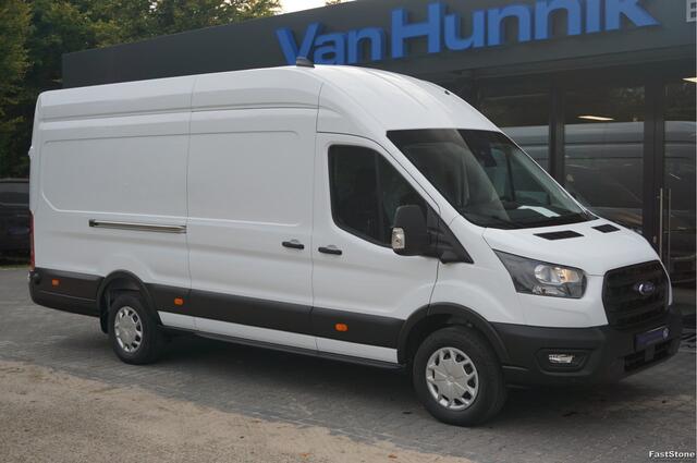 Ford TRANSIT 350L 165PK RWD-10 AUT L4H3 BPM VRIJ!! Navi, Cam, Adap. Cruise, 270° Deur, 3.5T Trekgewicht!! NR. DJ01*