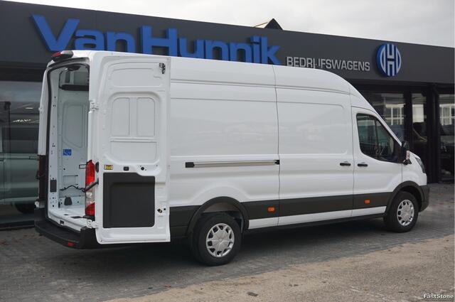 Ford TRANSIT 350L 165PK RWD-10 AUT L4H3 BPM VRIJ!! Navi, Cam, Adap. Cruise, 270° Deur, 3.5T Trekgewicht!! NR. DJ02*