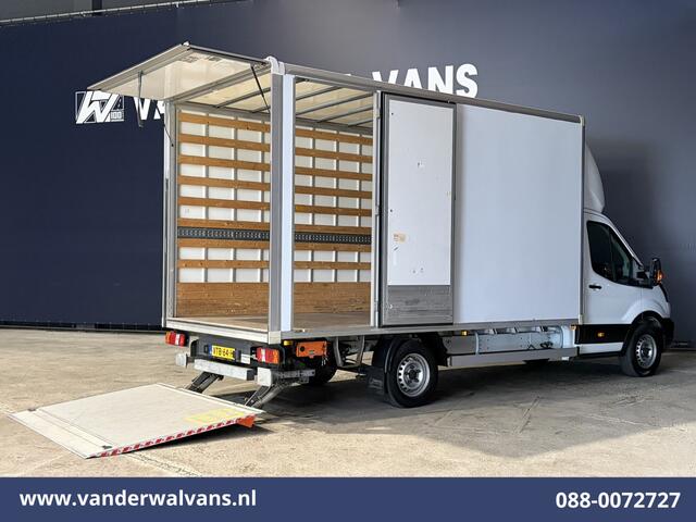 Ford TRANSIT 2.0 TDCI 130pk Bakwagen 232cm Hoog Laadklep Zijdeur Euro6 Airco | Lat om Lat betimmering Bijrijdersbank