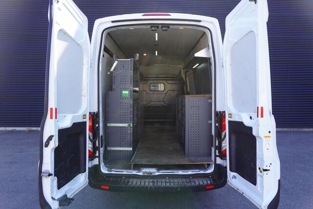 Ford TRANSIT 170pk Automaat L3H3 2 Schuifdeuren Airco Cruise control Werkplaats inrichting 3-Zits Parkeersensoren