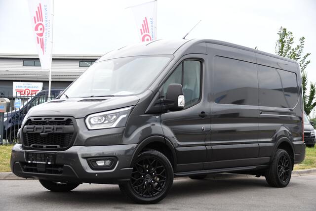 Ford TRANSIT 350 2.0 TDCI L3H2 Limited PB Edition Camera, Cruise, Carplay, Xenon, Automaat, 185pk, Stoelverwarming, Trekhaak, Sensoren, Uniek!