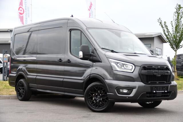 Ford TRANSIT 350 2.0 TDCI L3H2 Limited PB Edition Camera, Cruise, Carplay, Xenon, Automaat, 185pk, Stoelverwarming, Trekhaak, Sensoren, Uniek!