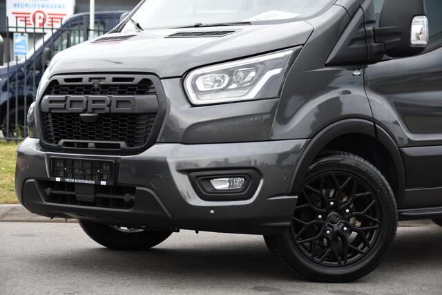 Ford TRANSIT 350 2.0 TDCI L3H2 Limited PB Edition Camera, Cruise, Carplay, Xenon, Automaat, 185pk, Stoelverwarming, Trekhaak, Sensoren, Uniek!