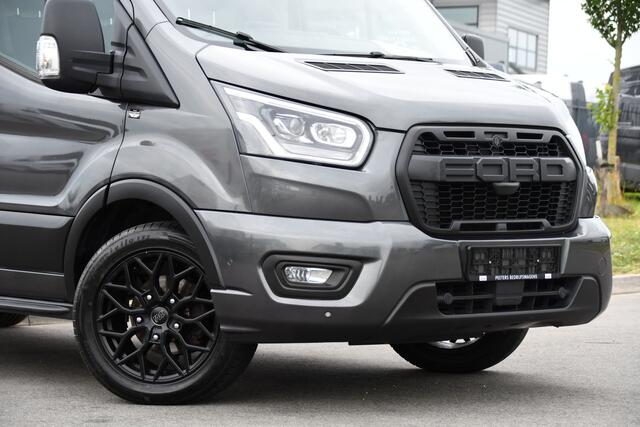 Ford TRANSIT 350 2.0 TDCI L3H2 Limited PB Edition Camera, Cruise, Carplay, Xenon, Automaat, 185pk, Stoelverwarming, Trekhaak, Sensoren, Uniek!