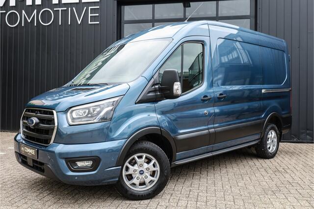 Ford TRANSIT 350 2.0 TDCI L2H2 Limited 2x schuifdeur I 185PK I CAM I NAV I Trekhaak