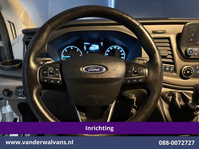 Ford TRANSIT 2.0 TDCI 130pk L3H2 Euro6 Airco | Cruisecontrol | Camera | PDC V+A | Inrichting Parkeersensoren, Verwarmde voorruit, Bijrijdersbank, Bluetooth-Telefonie