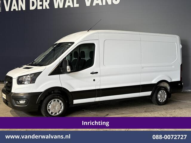 Ford TRANSIT 2.0 TDCI 130pk L3H2 Euro6 Airco | Cruisecontrol | Camera | PDC V+A | Inrichting Parkeersensoren, Verwarmde voorruit, Bijrijdersbank, Bluetooth-Telefonie
