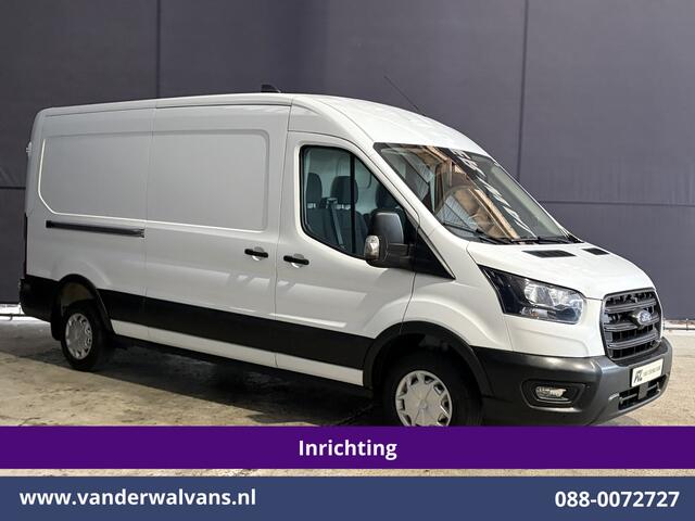 Ford TRANSIT 2.0 TDCI 130pk L3H2 Euro6 Airco | Cruisecontrol | Camera | PDC V+A | Inrichting Parkeersensoren, Verwarmde voorruit, Bijrijdersbank, Bluetooth-Telefonie