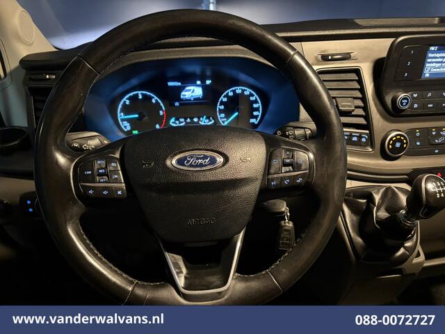 Ford TRANSIT 2.0 TDCI 131pk L3H2 Euro6 Airco | Camera | Cruisecontrol | Verwarmde Voorruit 270 Graden Achterdeuren, Parkeersensoren, Bijrijdersbank