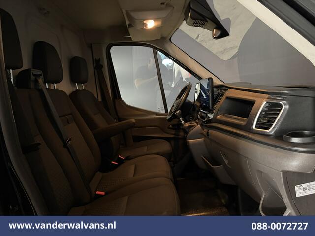 Ford TRANSIT 2.0 TDCI 130pk L3H2 Euro6 Airco | Apple Carplay | Adaptieve Cruisecontrol | 2500kg Trekhaak Android Auto, Verwarmde Voorruit, Parkeersensoren, Bijrijdersbank