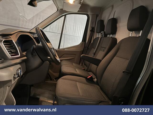 Ford TRANSIT 2.0 TDCI 130pk L3H2 Euro6 Airco | Apple Carplay | Adaptieve Cruisecontrol | 2500kg Trekhaak Android Auto, Verwarmde Voorruit, Parkeersensoren, Bijrijdersbank
