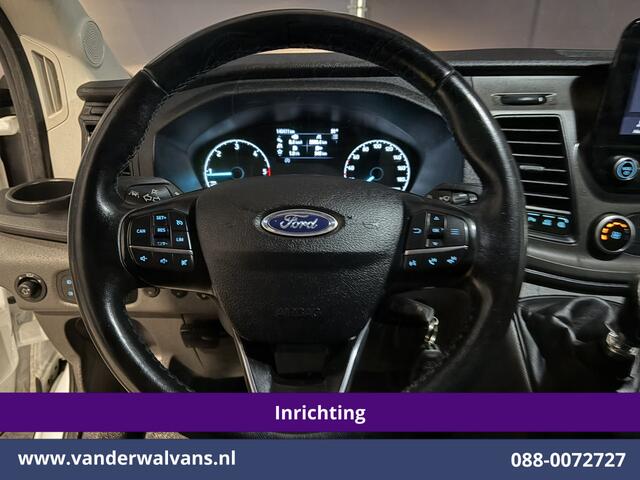 Ford TRANSIT 2.0 TDCI 130pk L2H2 Inrichting Euro6 Airco | Omvormer | Imperiaal | Camera | Apple Carplay Android Auto, LED, Cruisecontrol, Verwarmde voorruit, Parkeersensoren, Bijrijdersbank