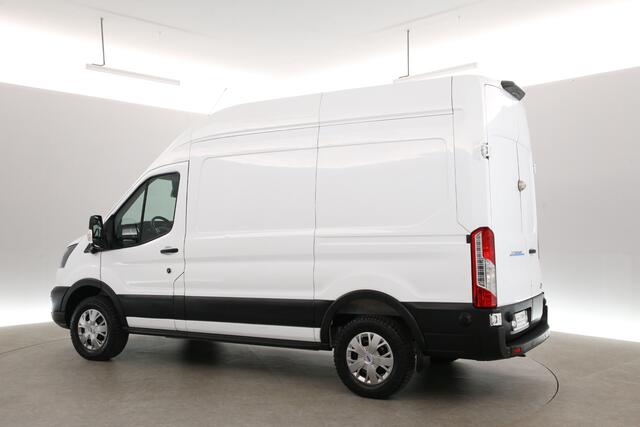 Ford TRANSIT Elektrisch 68 kWh L2H3 | Snelladen | SOH 97% | Clima | 360° Camera | Cruise | 3 Zits | Carplay | Navi