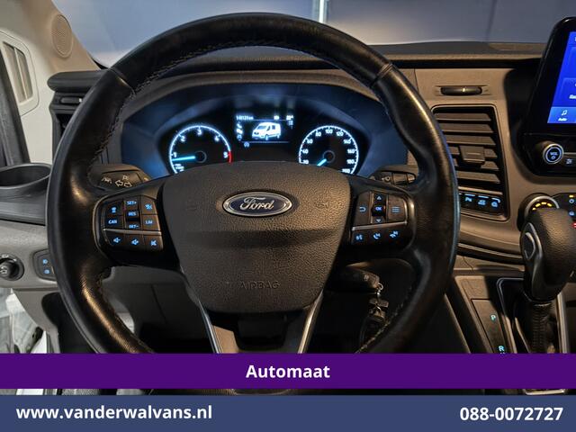 Ford TRANSIT 2.0 TDCI 170pk Automaat L3H3 Euro6 Airco | Navigatie | Apple Carplay | Cruisecontrol | LED Android Auto, Parkeersensoren, Stoelverwarming, Verwarmde voorruit, Bijrijdersbank