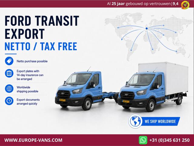 Ford TRANSIT 350 2.0 TDCI 130pk E6 Bakwagen met achterdeuren 2-Persoons 12-2020