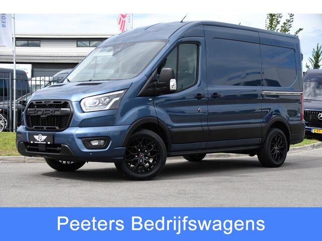Ford TRANSIT 350 2.0 TDCI L2H2 PB Edition Camera, Cruise, Carplay, 170pk, Stoelverwarming, Automaat, 2 x schuifdeur, LED, Sensoren, Multimedia, Uniek!