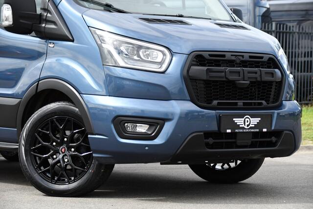 Ford TRANSIT 350 2.0 TDCI L2H2 PB Edition Camera, Cruise, Carplay, 170pk, Stoelverwarming, Automaat, 2 x schuifdeur, LED, Sensoren, Multimedia, Uniek!