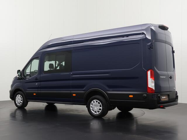 Ford TRANSIT 2.0TDCi 165PK L4H3 Jumbo Dubbele Cabine | 6-Persoons | Airco | Cruise | Camera