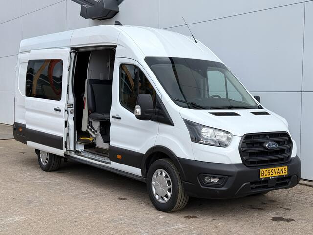 Ford TRANSIT DC 2.0 TDCI 170PK L4H3 Dubbele Cabine 6-Stoelen Airco Cruise Control Camera Parkeersensoren v+a
