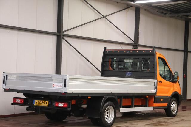 Ford TRANSIT OPEN LAADBAK DUBBELLUCHT Ford Transit met nieuwe NIEUWE MOTOR OPEN LAADBAK DUBBELLUCHT TREKHAAK 2800KG
