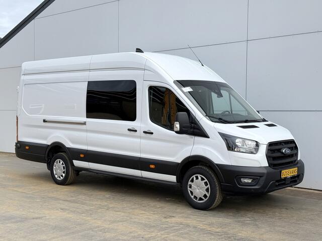 Ford TRANSIT DC 2.0 TDCI 165PK L4H3 Dubbele Cabine Airco Cruise Control Lane Assist Camera Trekhaak voorbereiding