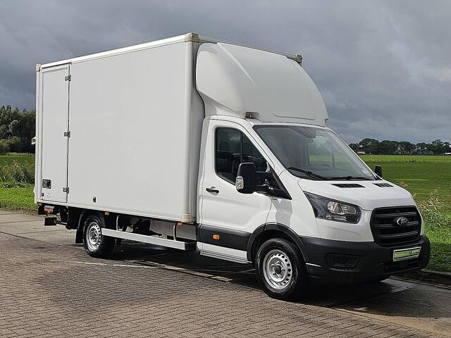 Ford TRANSIT 350 2.0 TDCI L4 Airco, Laadklep, Zijdeur, Lat-om-Lat Betimmerd, Euro6, 130PK, Spoiler, Oh-Historie, NAP