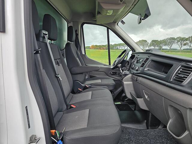 Ford TRANSIT 350 2.0 TDCI L4 Airco, Laadklep, Zijdeur, Lat-om-Lat Betimmerd, Euro6, 130PK, Spoiler, Oh-Historie, NAP
