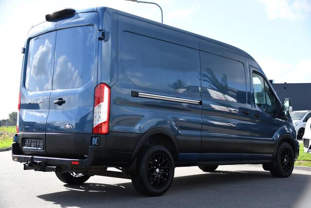 Ford TRANSIT 350 2.0 TDCI L3H2 Limited PB Edition Camera, Cruise, Carplay, Stoelverwarming, 185pk, Trekhaak, Sensoren, LED, NAVI, Uniek!